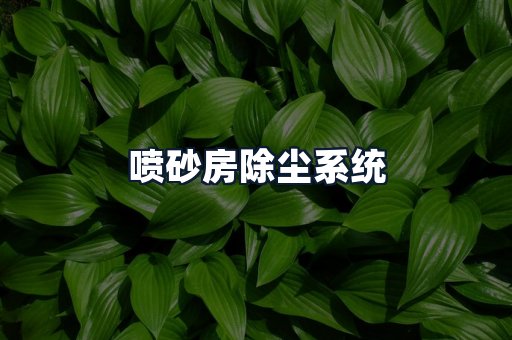 喷砂房除尘系统